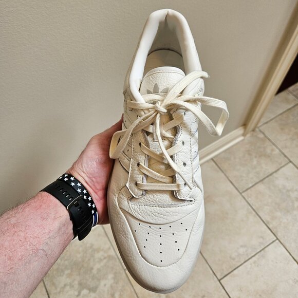 Adidas Men's Rivalry Lux Low Sneakers, Cloud/Ivory, Sz 12.5 - Picture 15 of 16